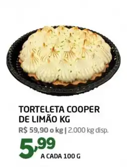 Cooper Tortelata cooper de limão kg oferta