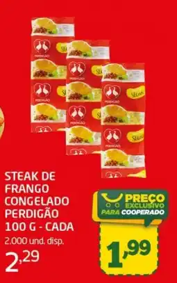 Cooper Steak de frango congelado perdigão oferta