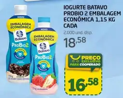Cooper Iogurte batavo probio 2 embalagem econômica oferta