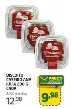 Cooper Biscoito caseiro ana júlia oferta