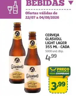 Cooper Cerveja glasvoll light lager oferta