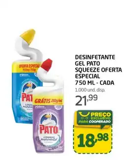 Cooper Desinfetante gel pato squeeze oferta especial oferta