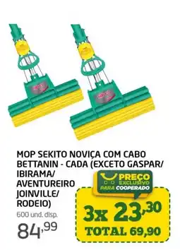Cooper Mop sekito noviça com cabo bettanin - cada oferta