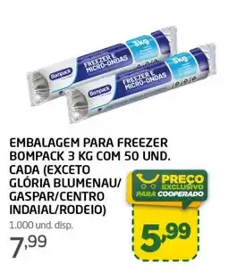 Cooper embalagem para freezer bompack oferta