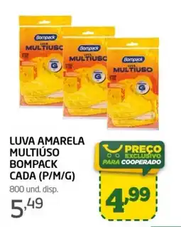 Cooper Luva amarela multiuso bompack oferta