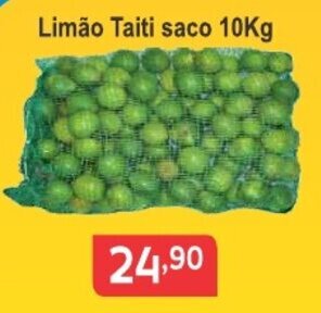 Calvo Atacadista Limao Taiti saco 10kg oferta