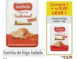 Supermercados Condor Farinha de trigo isabela 5kg oferta