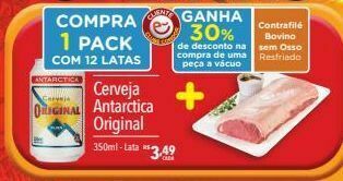 Supermercados Condor Cerveja antarctica original 350ml oferta