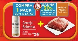 Supermercados Condor Cerveja bohemia 350ml oferta