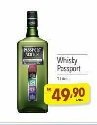Supermercados Condor Whisky passport 1 litro oferta