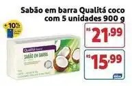 Mercado Extra Barra - sabão em qualità coco com 5 unidades oferta