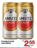 Fort Atacadista Amstel - cerveja lata oferta