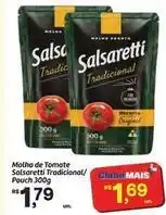 Fort Atacadista Salsaretti - molho de tomate tradicional/ pouch oferta