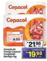 Fort Atacadista Copacol - coração de frango congelado bandeja oferta