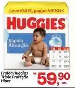 Fort Atacadista Huggies - fralda tripla proteção oferta