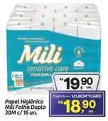 Fort Atacadista Mili - papel higienico folha dupla oferta