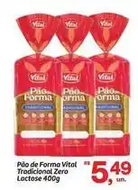 Fort Atacadista Vital - pão de forma vital tradicional zero oferta