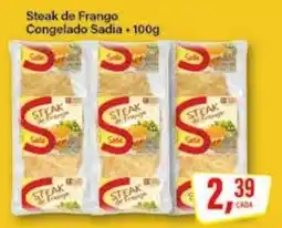 Rede Supermarket Steak de frango congelado sadia oferta