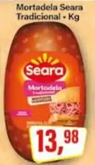 Rede Supermarket Mortadela Seara Tradicional oferta