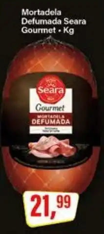 Rede Supermarket Mortadela Defumada Seara Gourmet Kg oferta