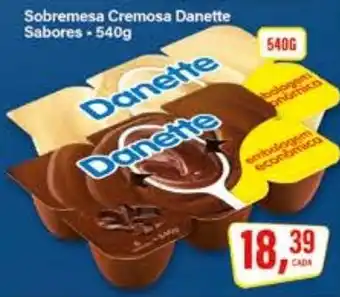 Rede Supermarket Sobremesa cremosa danette sabores oferta