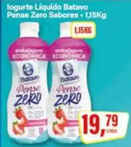 Rede Supermarket Iogurte Líquido Batavo Pense Zero Sabores oferta