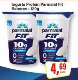 Rede Supermarket Iogurte Protein Parmalat Fit Sabores oferta