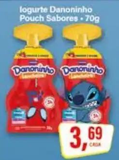 Rede Supermarket Iogurte Danoninho Pouch Sabores oferta