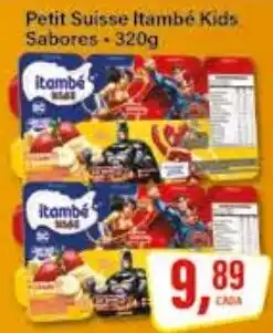 Rede Supermarket Petit Suisse Itambé Kids Sabores oferta