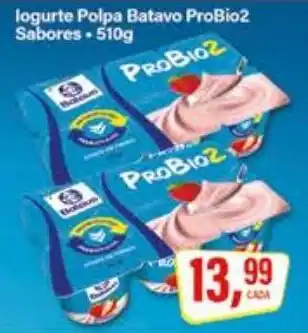 Rede Supermarket Iogurte Polpa Batavo ProBio2 Sabores oferta