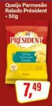 Rede Supermarket Queijo Parmesão Ralado President oferta