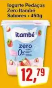 Rede Supermarket logurte pedaços zero itambé sabores oferta