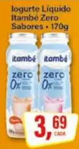 Rede Supermarket Iogurte Líquido Itambé Zero Sabores oferta