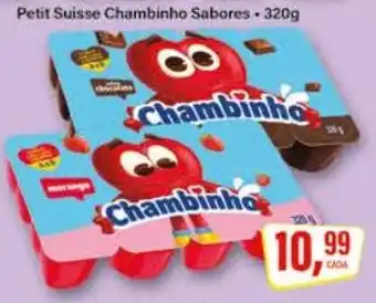 Rede Supermarket Petit Suisse Chambinho Sabores oferta
