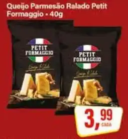 Rede Supermarket Queijo Parmesão Ralado Petit Formaggio oferta