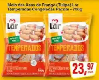 Rede Supermarket Meio das Asas de Frango (Tulipa) Lar oferta