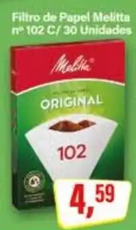 Rede Supermarket Filtro de papel melitta original oferta