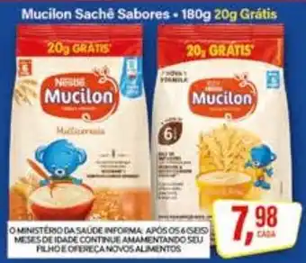 Rede Supermarket Mucilon Sachê Sabores oferta