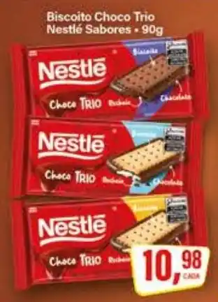 Rede Supermarket Biscoito Choco Trio Nestlé Sabores oferta