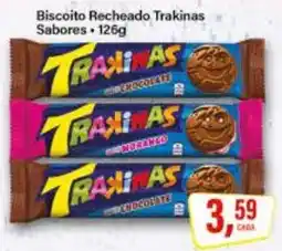 Rede Supermarket Biscoito Recheado Trakinas oferta