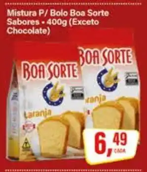 Rede Supermarket Mistura p/ bolo boa sorte oferta