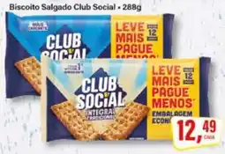 Rede Supermarket Biscoito salgado club social oferta