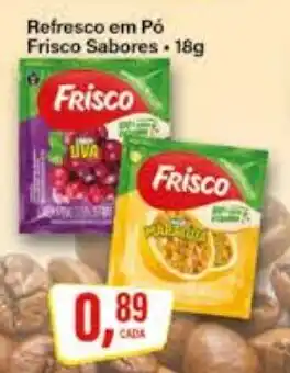 Rede Supermarket Refresco em Pó Frisco Sabores oferta
