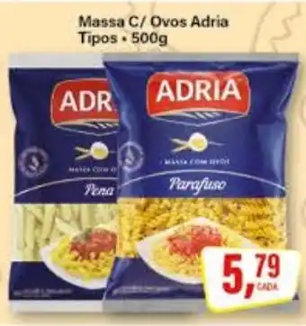 Rede Supermarket Massa c/ ovos adria tipos oferta