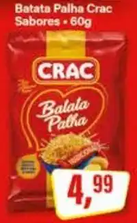 Rede Supermarket Batata Palha Crac sabores oferta