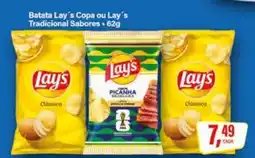 Rede Supermarket Batata Lay's Copa ou Lay's Tradicional Sabores oferta