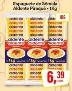 Rede Supermarket Espaguete de Sêmola Aldente Piraquê oferta