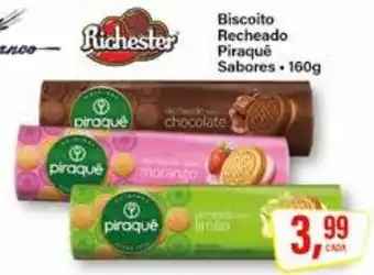 Rede Supermarket Biscoito Recheado Piraquê Sabores oferta