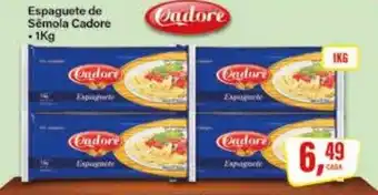 Rede Supermarket Espaguete de Sêmola Cadore oferta