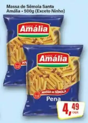 Rede Supermarket Massa de Sêmola Santa Amália oferta